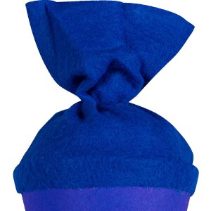 Bolsa escolar artesanal Goldbuch con cierre de fieltro de color 35 cm azul