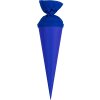 Bolsa escolar artesanal Goldbuch con cierre de fieltro de color 35 cm azul