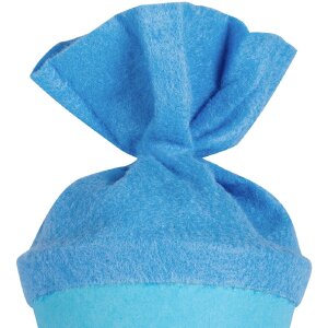 Bolsa escolar artesanal Goldbuch con cierre de fieltro de color 35 cm azul claro