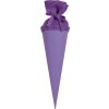 Bolsa escolar artesanal Goldbuch con cierre de fieltro de color 35 cm morado