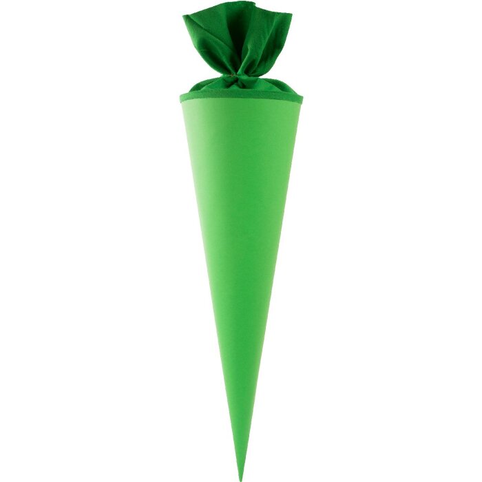 Goldbuch bolsa escolar artesanal 50 cm cierre de fieltro de color verde