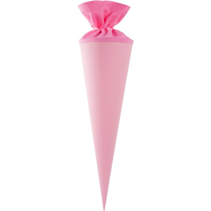 Goldbuch bolsa escolar artesanal 50 cm cierre de fieltro de color rosa