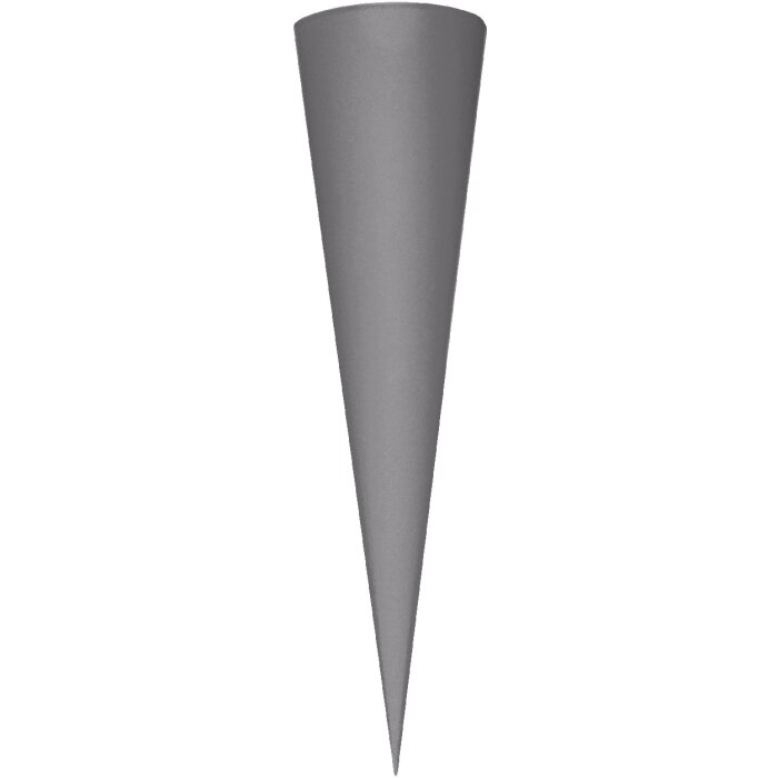 Goldbuch bolsa escolar artesanal sin cierre de fieltro gris piedra 70 cm
