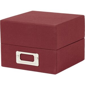 HNFD Caja de fotos de lino Sawala 700 fotos 10x15 cm con separadores
