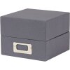 HNFD Caja de fotos de lino Sawala 700 fotos 10x15 cm con separadores