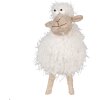 Clayre & Eef 65273 Decoración Oveja 12x12x25 cm Blanco