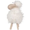 Clayre & Eef 65273 Decoración Oveja 12x12x25 cm Blanco