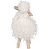 Clayre & Eef 65273 Decoración Oveja 12x12x25 cm Blanco