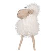 Clayre & Eef 65274 Decoración Oveja 16x16x30 cm Blanco