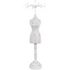 Clayre & Eef 65309 Joyero 12x12x39 cm Blanco