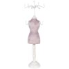 Clayre & Eef 65312 Joyero 12x12x39 cm Violeta Blanco