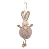 Clayre & Eef 65346 Decoración Colgante Conejo 7x4x15 cm Rosa