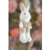 Clayre & Eef 65347 Decoración Colgante Conejo 6x4x14 cm Blanco