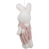 Clayre & Eef 65348 Decoración Colgante Conejo 6x4x14 cm Blanco