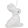 Clayre & Eef Colgante Joyería Conejo Blanco 7x3x10 cm