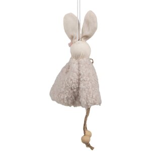 Clayre & Eef 65353 Colgante decorativo conejo 8x3x16...
