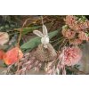 Clayre & Eef 65354 Colgante decorativo conejo 8x3x16 cm Marrón