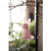 Clayre & Eef 65373 Colgante decorativo conejo 6x1x10 cm Rosa