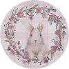 Clayre & Eef 65380 Mantel individual Ø 33x1 cm Rosa
