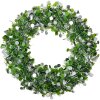Clayre & Eef 65490 Corona de Navidad Ø 30x4 cm Verde