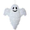 Clayre & Eef 65501 Decoración de Pared Fantasma 32x3x37 cm Blanco