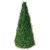 Clayre & Eef 65513 Decoración Árbol de Navidad Ø 21x50 cm Verde
