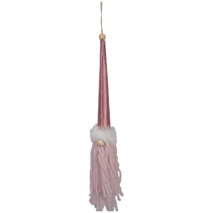 Clayre & Eef 65612 Colgador Decorativo Rosa Enano 6x6x48 cm