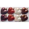 Clayre & Eef 65615 Set de bolas de Navidad 8 piezas 5x1x5 cm Multicolor