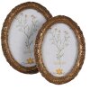 Clayre & Eef 2F1039 Marco de fotos 16x2x21 cm / 13x18 cm Color oro