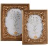 Clayre & Eef 2F1041 Marco de fotos 17x2x22 cm / 13x18 cm Color oro