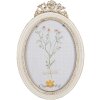 Clayre & Eef 2F1061 Marco de fotos 16x2x23 cm / 13x18 cm Color oro blanco