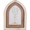 Clayre & Eef 2F1080 Marco de fotos 16x2x21/10x15 cm Marrón Beige