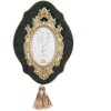 Clayre & Eef 2F1089 Marco de fotos 22x3x31 cm / 10x15 cm Color verde dorado