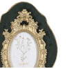 Clayre & Eef 2F1089 Marco de fotos 22x3x31 cm / 10x15 cm Color verde dorado