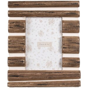 Clayre & Eef 2F1092 Marco de fotos 23x2x27 cm / 13x18...
