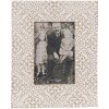 Clayre & Eef 2F1097 Marco de fotos 19x1x24 cm / 10x15 cm Blanco Beige