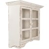 Clayre & Eef 5H0662 Armario de pared blanco 56x23x69 cm - Almacenamiento con estilo