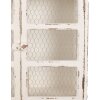 Clayre & Eef 5H0662 Armario de pared blanco 56x23x69 cm - Almacenamiento con estilo