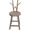 Clayre & Eef 5H0682 Mesa para plantas 30x30x70 cm Marrón