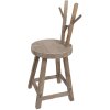 Clayre & Eef 5H0682 Mesa para plantas 30x30x70 cm Marrón