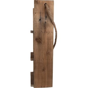 Clayre & Eef 5H0686 Estante de pared 28x16x59 cm Marrón