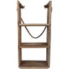 Clayre & Eef 5H0686 Estante de pared 28x16x59 cm Marrón