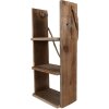 Clayre & Eef 5H0686 Estante de pared 28x16x59 cm Marrón