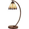 LumiLamp 5LL-6354 Lámpara de mesa Tiffany Ø 20x57 cm E27/máx 1x60W Beige