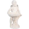 Clayre & Eef 5MG0028 Ángel Decoración Blanco 43x43x75 cm