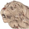 Clayre & Eef 5MG0029 Decoración León 55x23x40 cm Beige Marrón