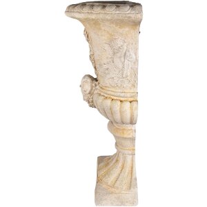 Clayre & Eef 5MG0032 Macetero de pared Beige 54x27x76 cm