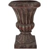 Clayre & Eef 5MG0037 Maceta decorativa 40x40x52 cm Marrón