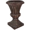 Clayre & Eef 5MG0037 Maceta decorativa 40x40x52 cm Marrón