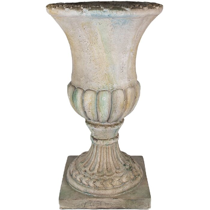 Macetero Verde Beige Clayre & Eef 5MG0038 44x44x75 cm Decoración